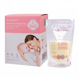 韓國Jaco Perfection Two-Way 雙拉鏈感溫母乳儲奶袋-180ml 120個裝