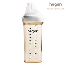 新加坡hegen PCTO™ 多功能宽口奶瓶-PPSU 330ml 白色