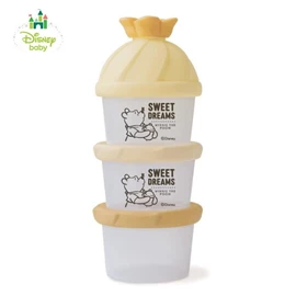 Disney 三層奶粉格食物盒-維尼熊