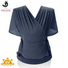 韓國Pognae Step One Air 初生嬰兒揹帶(防UV)-深藍