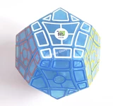 Bermuda Megaminx Ice Blue (Earth, diy hollow stickers, limited edition)