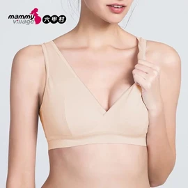 台湾六甲村 AirSkin 透凉V瞬哺内衣-肤色