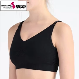 台湾六甲村 All-Day包覆型减压孕哺内衣-黑色