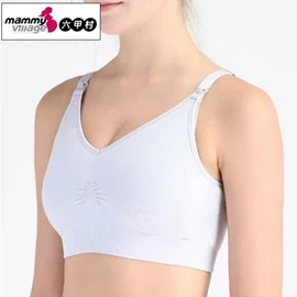 台湾六甲村 All-Day包覆型减压孕哺内衣-浅灰