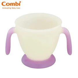 日本Combi Baby Label 嬰兒牛奶杯-紫色