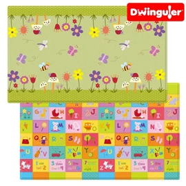 韓國Dwinguler 家居安全遊戲墊-中碼 190 X 130cm X 1.2cm 花園之樂