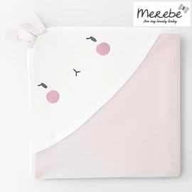 韓國Merebe 初生包被(春秋)-粉嫩小兔