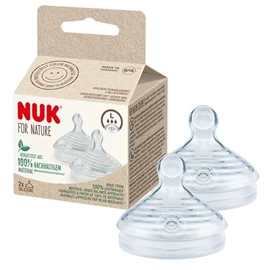 德國Nuk For Nature 母感矽膠奶嘴-L碼 兩個裝
