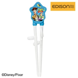 日本Edison 學習筷子(右手用)-反斗奇兵 藍色