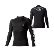 GULL Men's Rash Guard L/S-Yabane Line/Black