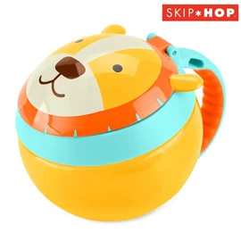 美國Skip Hop 可愛動物園隨行零食杯-獅子