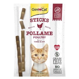 GimCat 無穀物肉條-雞肉及雞肝 4支裝