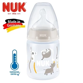 德國Nuk Premium Choice 寬口奶瓶(感溫)-PP 150ml 0-6個月 (顏色隨機)