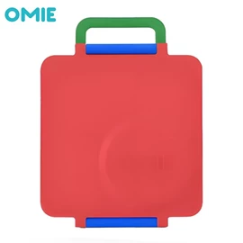 Omiebox 保冷保熱三層防漏餐盒 V2-紅色
