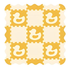 Baby Star 動物拼連遊戲地墊-黃色鴨