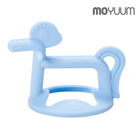 韓國Moyuum 白金矽膠手環式牙膠-藍色飛馬