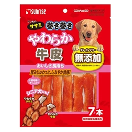 Sunrise 鸡肉绕洁齿软牛皮棒-7条