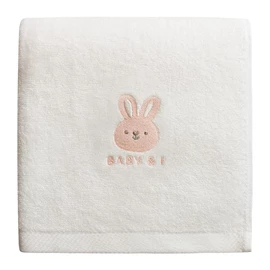 韓國Baby&I 竹纖維嬰兒浴巾-兔兔
