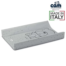 意大利CAM Babyblock 硬底换片垫-小熊/灰色