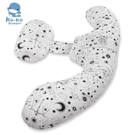 台灣KuKu Duck 涼感舒活孕婦枕-自信灰