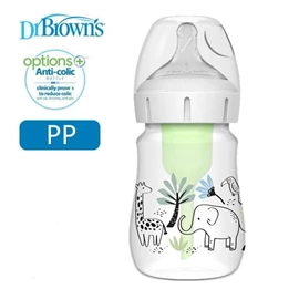美國Dr. Brown's Options+ 仿母乳排氣奶樽 - PP 5oz 樹林彩繪