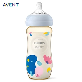 英國 Avent Natural 奶樽-PPSU 330ml/11oz 藝術啟蒙彩繪