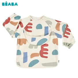 法國BEABA 2合1 多功能飯衣(可拆袖)-Playful