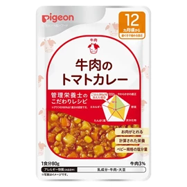 日本Pigeon 便利營養即食餐包-番茄牛肉咖喱 80g
