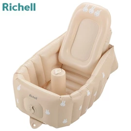 日本Richell 两用型充气婴儿浴盆-Miffy