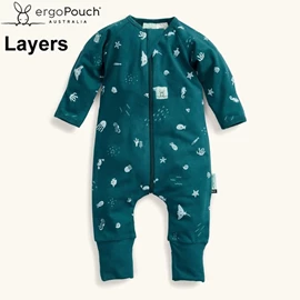 澳洲ergoPouch 長袖連身衣-0.2TOG Ocean
