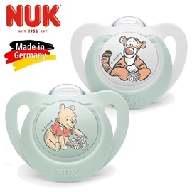 德國Nuk Star 安撫奶嘴/ 6-18M 跳跳虎+小熊維尼 兩個裝