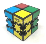 Bram & Oskar Gear 2x2 Cube Black Body (4-color stickers)