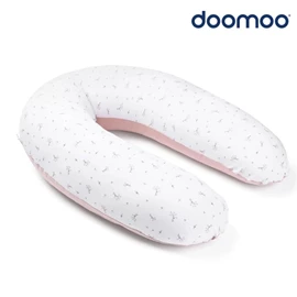 比利時Doomoo Buddy 有機棉舒眠月亮枕-粉紅小花