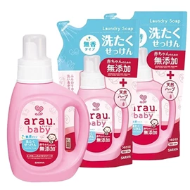 日本ARAU 雅樂寶 嬰兒洗衣液/ 1+2 優惠套裝