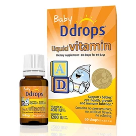 加拿大Baby Ddrops 嬰幼兒維他命AD滴劑-60滴 1.7ml