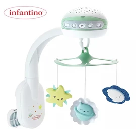 美國infantino 三合一幻燈音樂床鈴