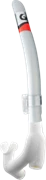 Gull Super Bullet Mini White Silicon Snorkel-Fairy White