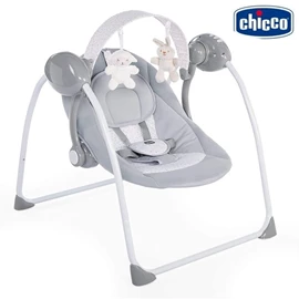 Chicco Relax & Play 電動音樂安撫嬰兒鞦韆/ Cool Grey