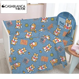 【Casablanca】婴儿床上用品套装(12件装)-柴犬
