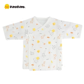 台湾黄色小鸭 印花纱布和尚袍(图案随机出货)