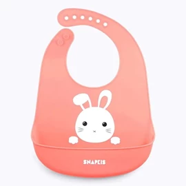 Snapkis Oh-So-Soft 柔软食物级矽胶围兜-Bunny