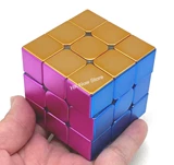 Sengso Electroplated Metal Alloy 3x3x3 Cube Stickerless