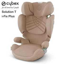 德國Cybex Solution T i-Fix Plus 兒童汽車安全座椅-Cozy Beige