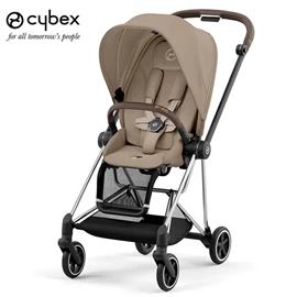 德国Cybex MIOS 3 轻便型婴儿手推车-玫瑰金车架/ Cozy Beige