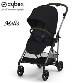 德国Cybex Melio 轻便型婴儿手推车-Magic Black