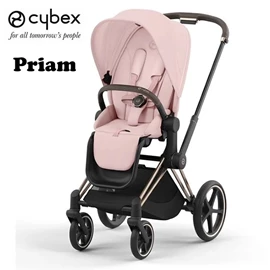 德国Cybex PRIAM 婴儿手推车/ 玫瑰金车架 Peach Pink