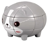 Q-Moe Animal 3x3x3 Grey Puzzle (Doggy)