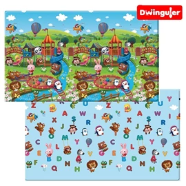 韓國Dwinguler 家居安全遊戲墊-中碼 190 X 130cm X 1.2cm 開心世界