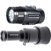 Backscatter MW-4300 & OS-1 UnderwaterVideo Light & Snoot Package