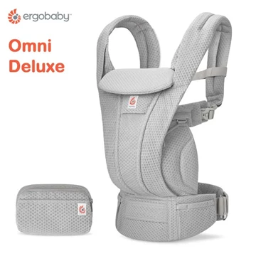 美国Ergobaby Omni Deluxe 多功能透气婴儿背带-珍珠灰